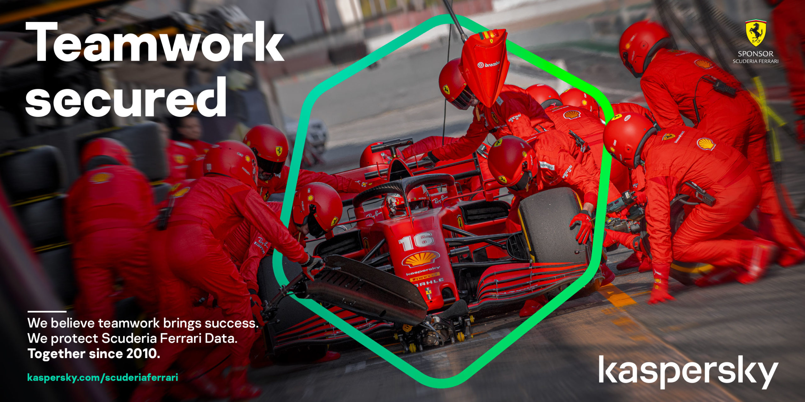 Kaspersky Ferrari 2020 team