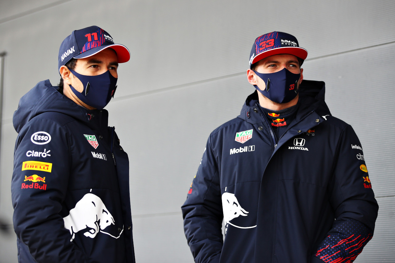 Verstappen Perez Silverstone