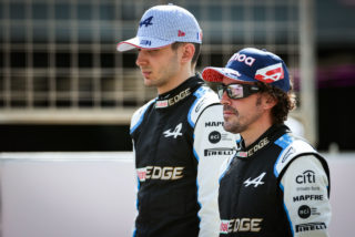 Tests F1 Bahrein Alonso Ocon