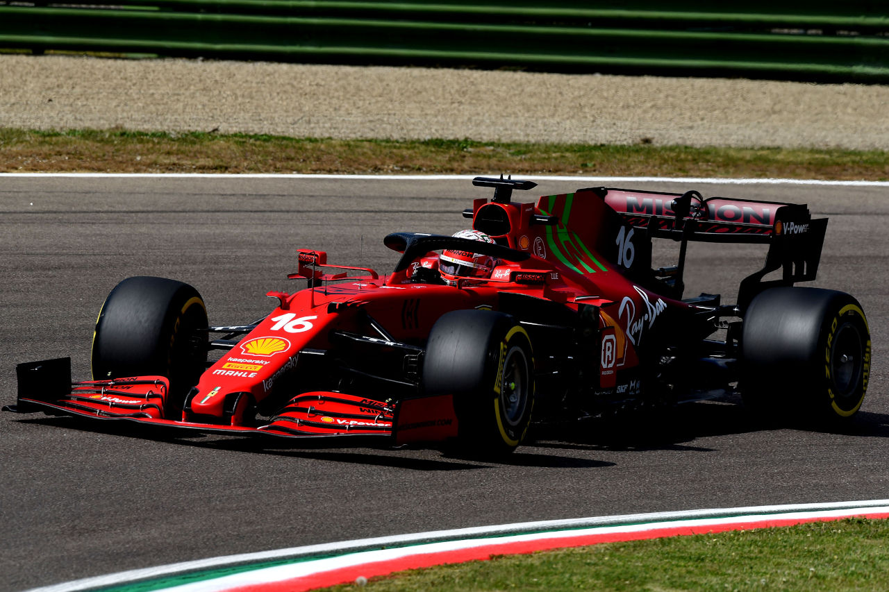 Charles Leclerc Imola 2021
