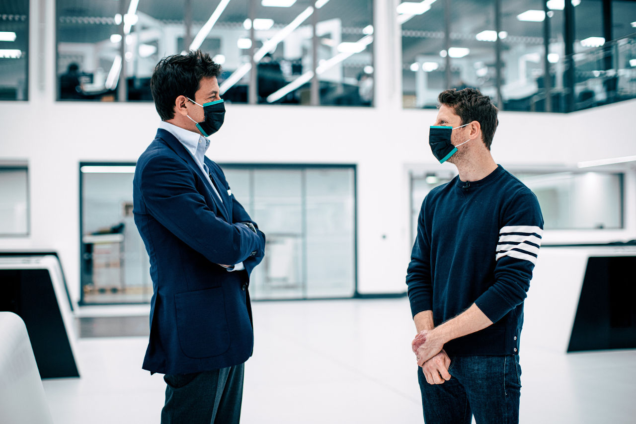 Romain Grosjean Mercedes 2021 Toto Wolff