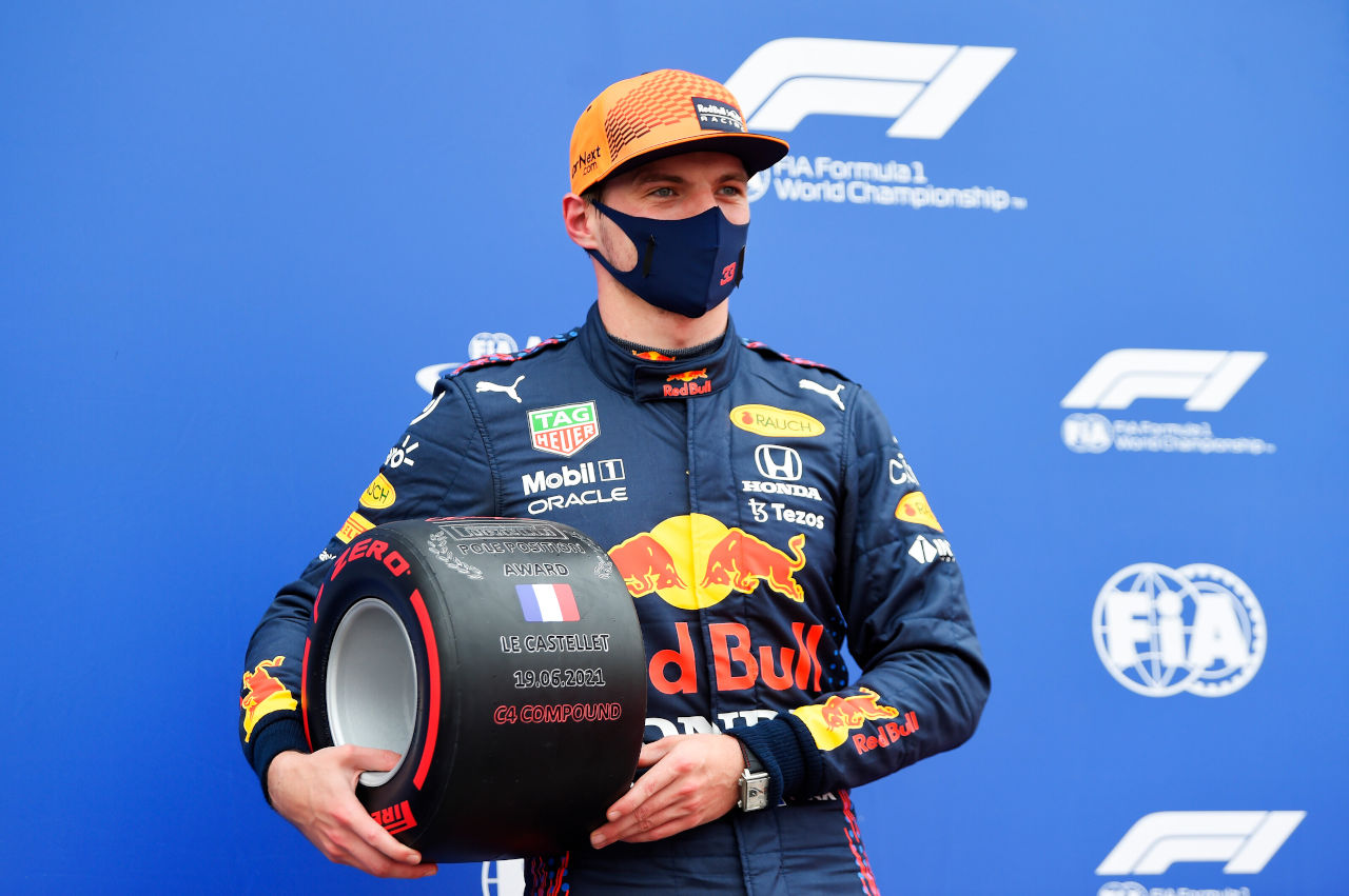 Pole Verstappen Francia 2021