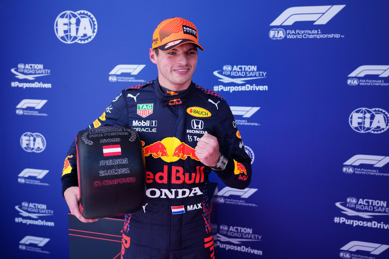 Pole Verstappen Red Bull Ring 2021