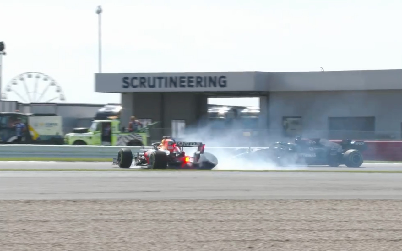 Accidente Hamilton Verstappen Silverstone 2021