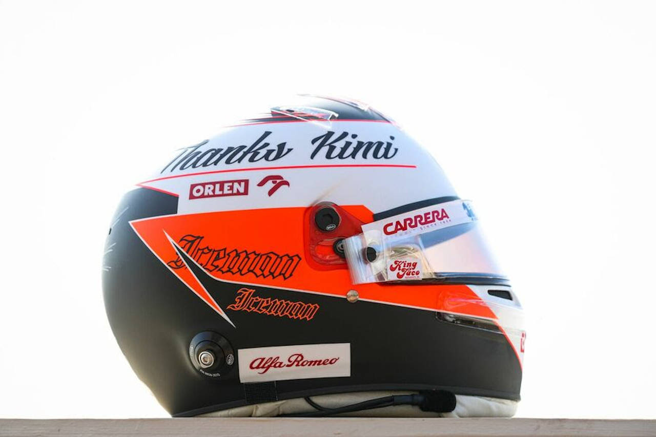Casco homenaje Raikkonen