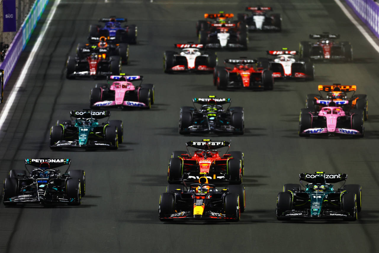Salida del GP Arabia Saudí 2023