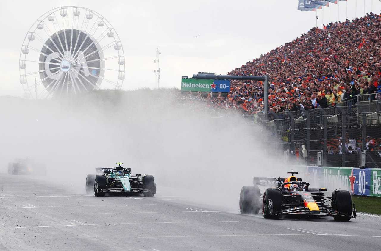 Lluvia carrera Zandvoort